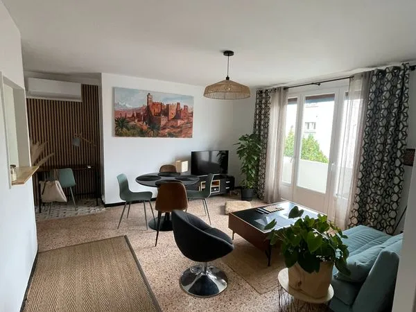 T2 45 m² rénové, climatisé, 2 balcons, parking privatif - Toulouse 31200
