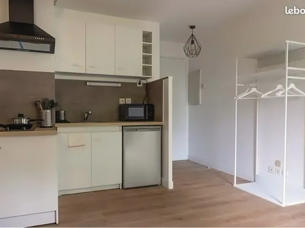 Appartement T1 meublé avec jardin