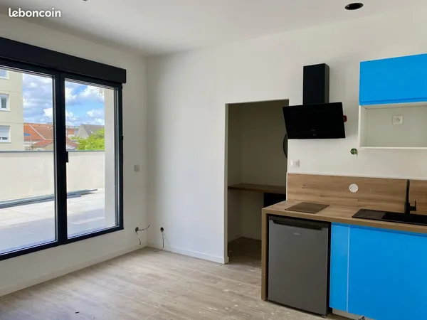 Studio 1 pièce 22 m²