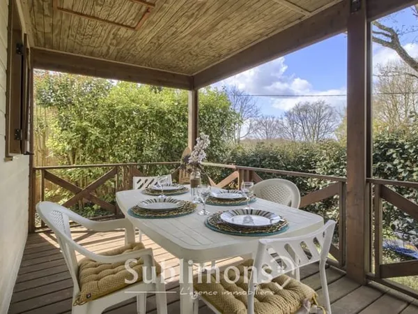 Chalet sans vis-à-vis avec vue étangs + terrasse 30 m² - PR