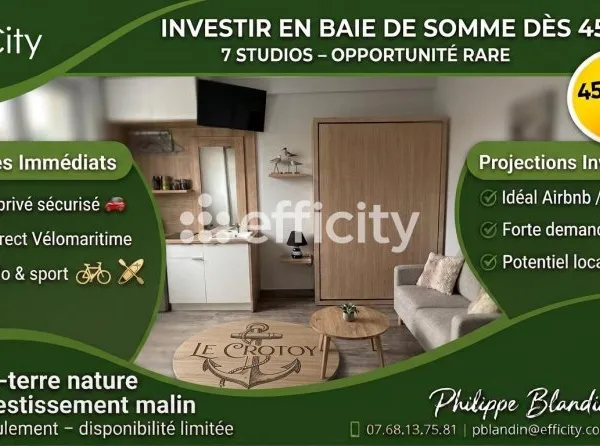 Appartement 1 pièce 19 m²