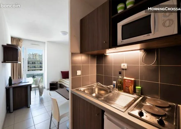Studio 1 pièce 18 m²