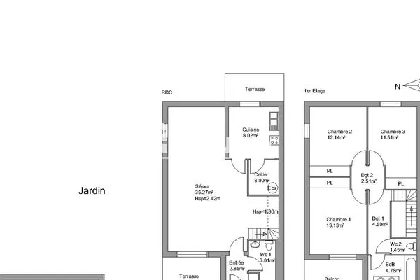 Maison 4 pièces 103 m²