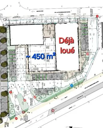 CELLULE COMMERCIALE 450 m² - CHAUMONT - À LOUER