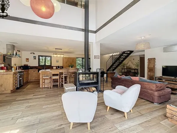 MIMIZAN PROMENADE FLEURIE: MAISON 230 M2 SUR TERRAIN DE 5800M2