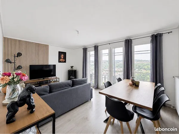 Appartement T2 de 57m2 entièrement rénové - centre ville de joué les tours - cave et ascenseur