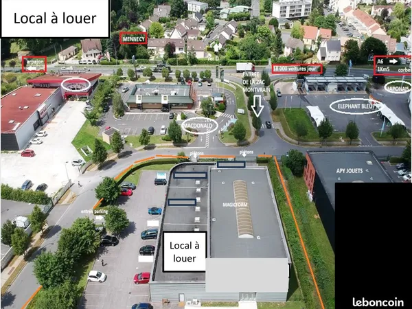 LOCAL D'ACTIVITE 254 m2 - MENNECY (91)