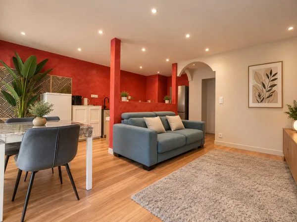 BARBY Appartement 2 pièces de 62,67 m2 avec balcon, cave e