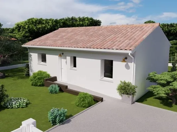 Spécial investisseur, une maison de deux chambres très fonctionnelle.