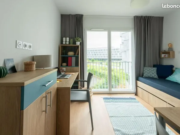 Studio 1 pièce 18 m²