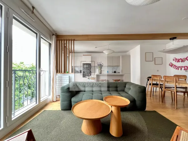 Levallois 92300 appartement 4 pièces 2 chambres terrasse + parki