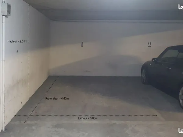 Location place de parking 13,55 m² (Rue Lecourbe, 15e)