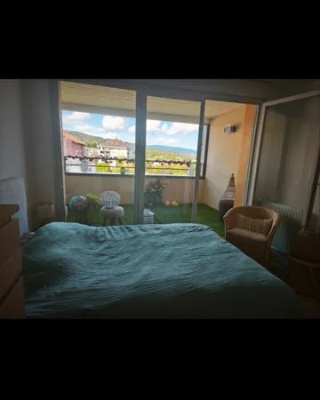 🌄 Chambre en colocation - Appartement récent 100 m² - Terrasse vue montagnes - Proche Genève - 1er n