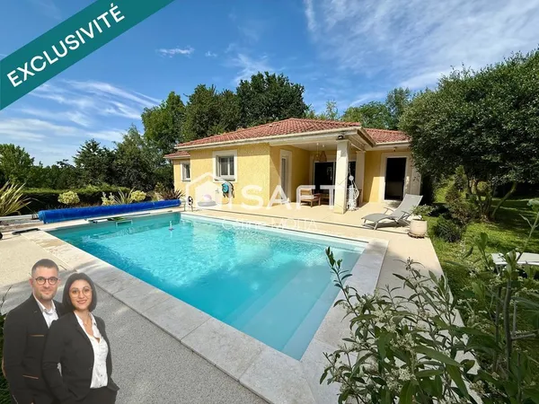 Maison 4 chambres avec piscine sur 1 514m2