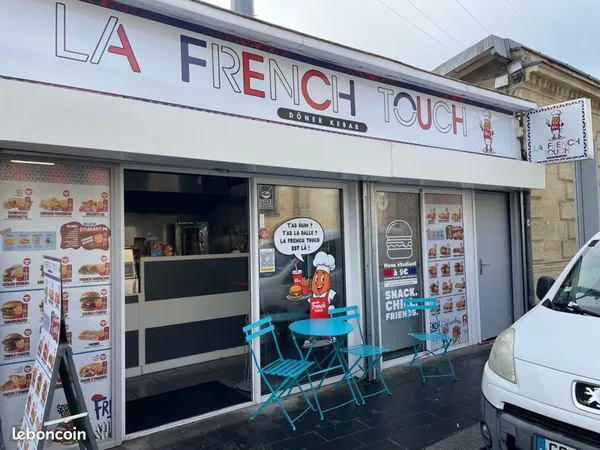 🪧Restauration rapide 🔹snack fond de Comerce kebab