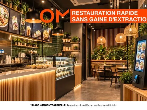 Fonds de commerce restauration rapide 40 m²