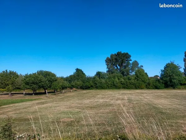 Terrain 1 250 m² Nercillac