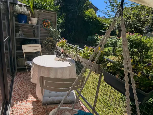 Nantes Canclaux - Appartement 65 m² avec balcon sur jardin, 1 chambre, bureau et dressing et parking