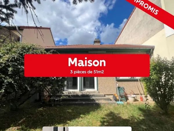 Maison 3 pièces 51 m²