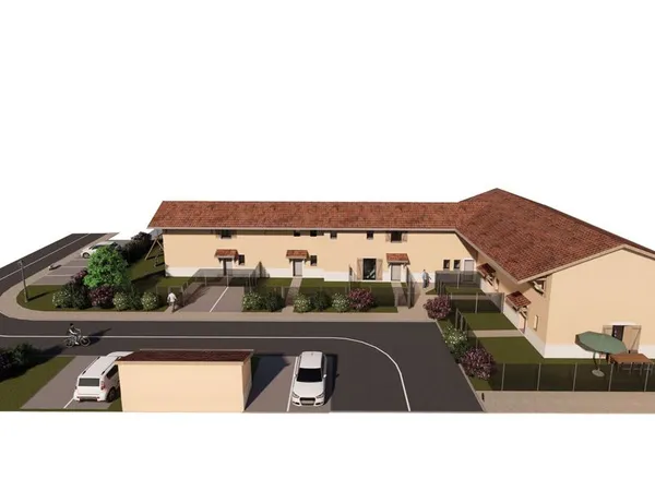 PÉROUGES - Plateau à aménager de 101 m² avec jardin privatif de 95 m²