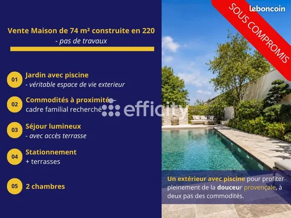 Villa 3 pièces 74 m²