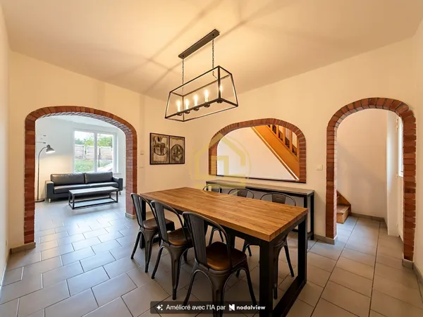 Maison de 130 m2 semi mitoyenne avec 3 chambres Bruay sur Escaut