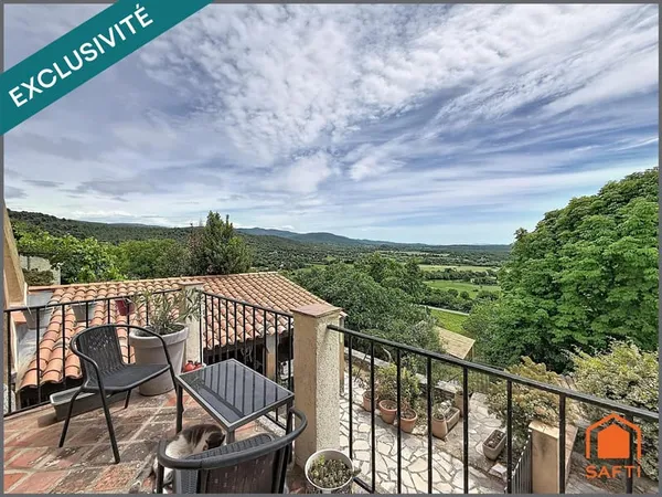 Maison de village avec vue exceptionnelle de 138m²
