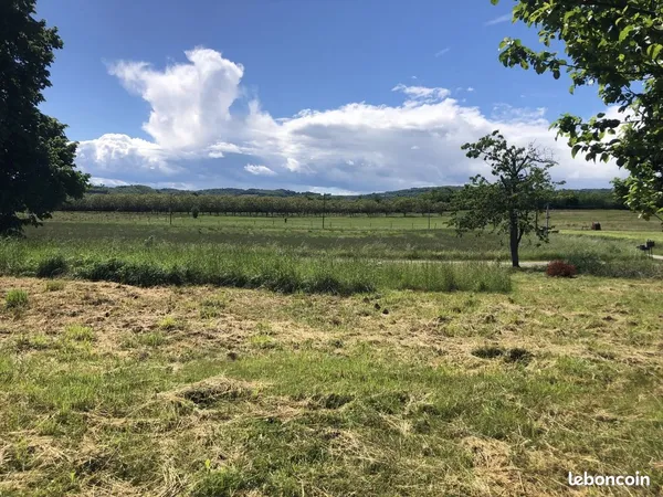 Terrain 950 m² Saint Antoine l'Abbaye