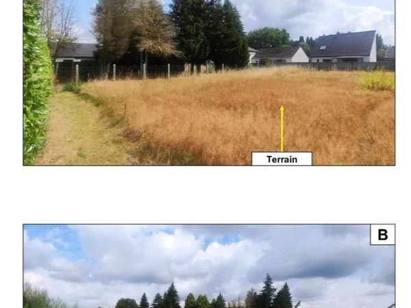 Terrain à bâtir 1 102 m² - Permis de construire obtenu - Évin-Malmaison