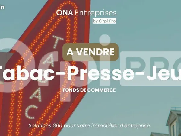 Fonds de commerce tabac, presse, jeux 60 m²