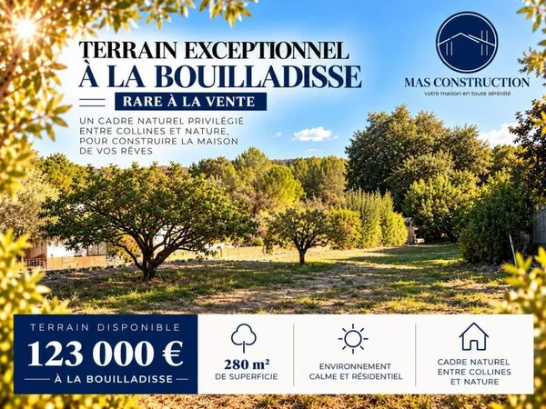 Projet exceptionnel et exclusif à la Bouilladisse