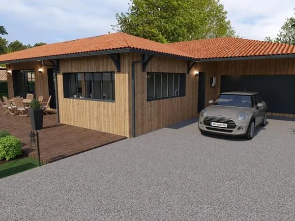 Carbon Blanc terrain constructible de 1200 M2