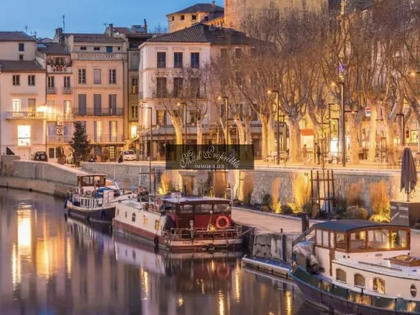 NARBONNE, RESTAURANT, FACE AU CANAL FONDS DE COMMERCE, EMPLACEMENT DE 1er ORDRE.