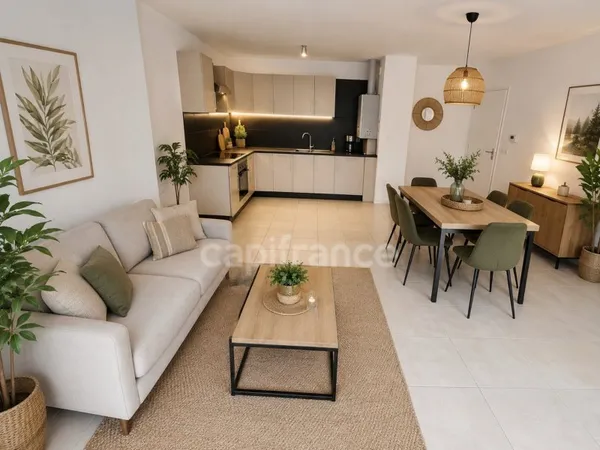 APPARTEMENT T3 de 63,05 m²  TRES LUMINEUX DANS UNE RESIDENCE RECENTE (2016) ET SECURISEE A SAINT AU