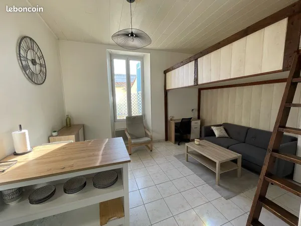 Studio meublé de 20 m² - Pentagone