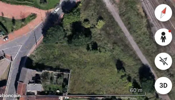 Terrain viabilisé 1807 m2