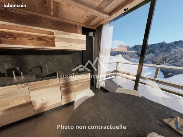 Élégance alpine et panorama d'exception avec balcons plein sud