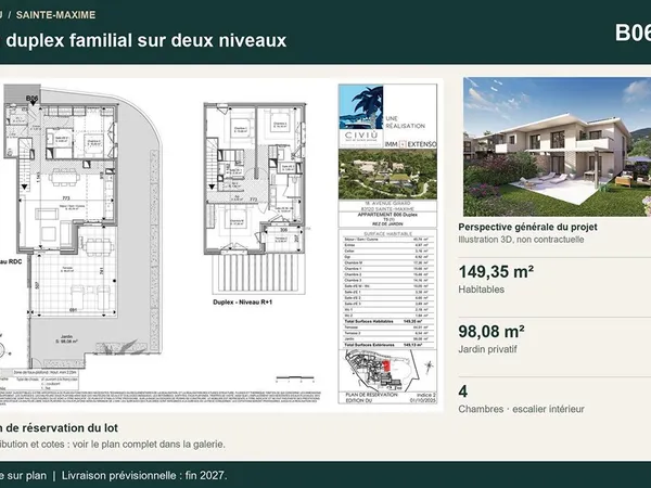 Appartement 5 pièces 149 m²