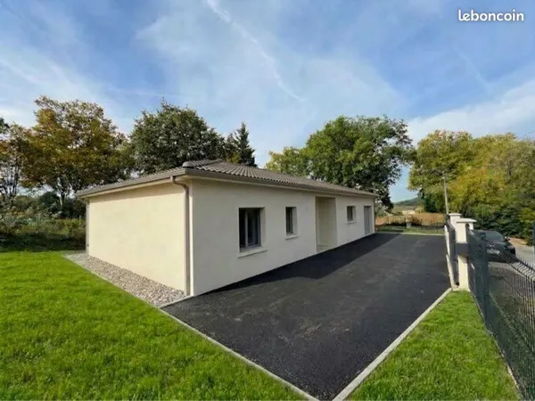 Maison de plain pied moderne