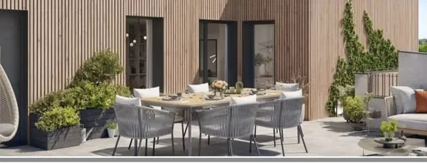 APPARTEMENT T4 — 75,8 M² HABITABLES AVEC TERRASSE DE 22,4 M² & PARKING