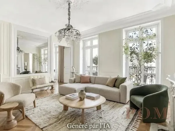 Appartement familial et de réception 250 m2 Paris 16ème