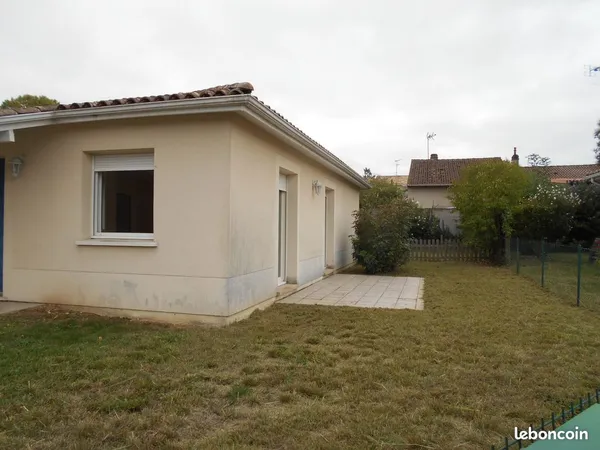 Maison T3 avec jardin, garage, parking