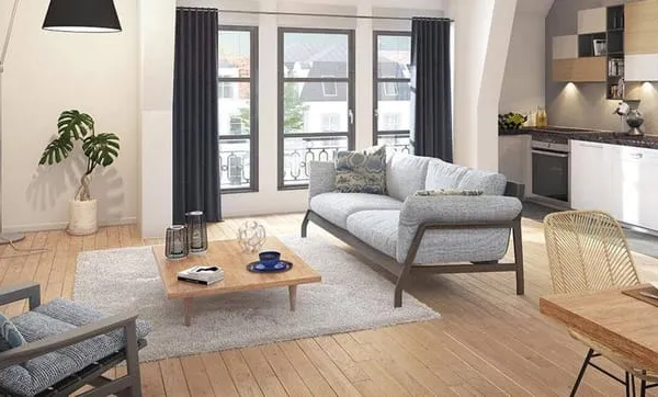 Studio 2 pièces 50 m²