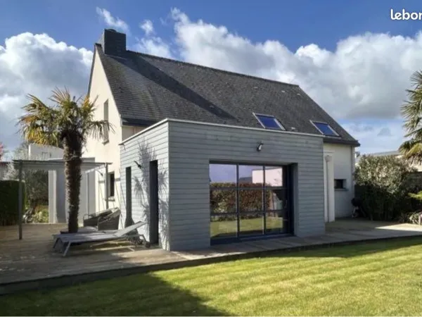 Maison 156 m² - 5 ch (vie de plain-pied) - Pièce de vie 60 m² - La Bouëxière
