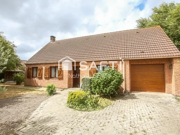 MAISON SEMI-PLAIN PIED AVEC JARDIN ET GARAGE DANS QUARTIER RECHERCHE DE LEFFRINCKOUCKE