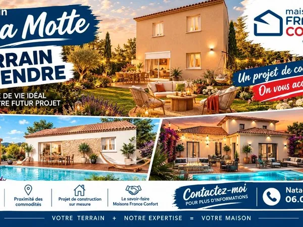 Terrain 500 m² La Motte