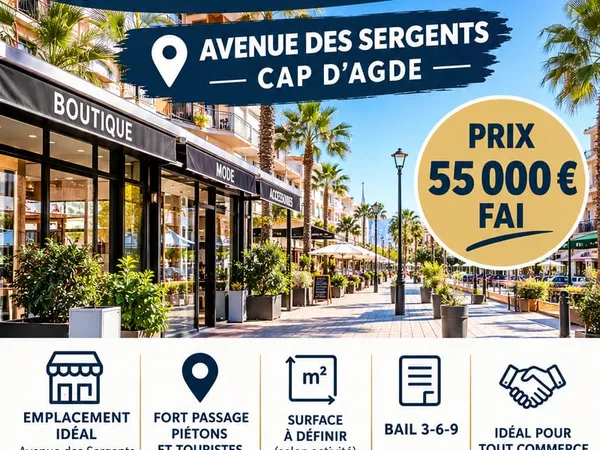 Pas de porte bail tous commerces