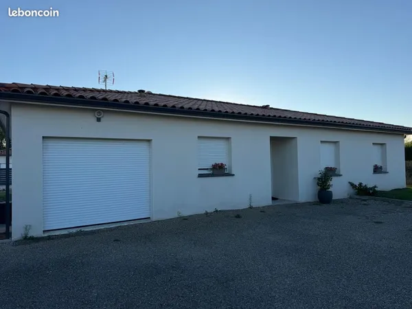 Maison 4 ch. 112 m² avec jardin à La Ville-Dieu-du-Temple