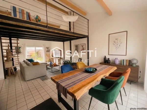 Maison en très bon état, 2 chambres avec climatisation
