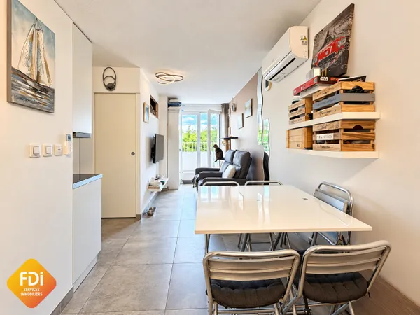 Couchant - Studio cabine - Terrasse - parking - 23.22 m2